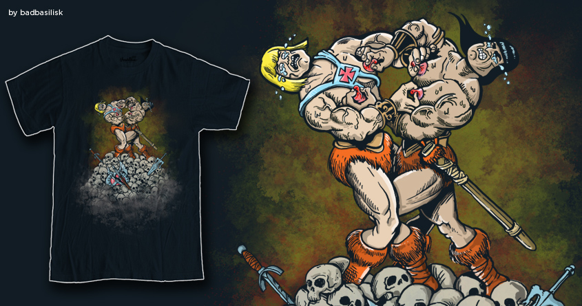 CLASH OF THE TITANS by badbasilisk on Threadless