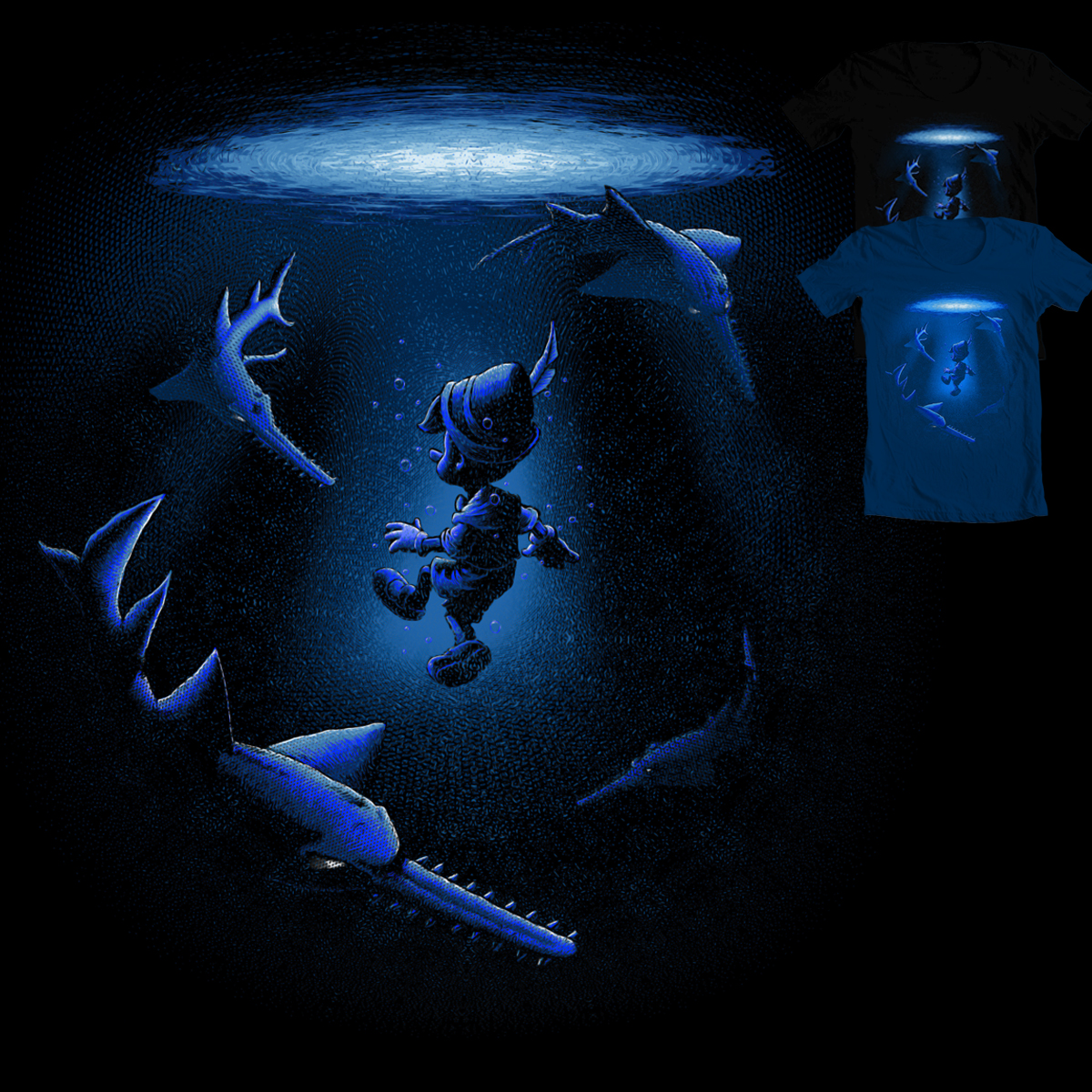 Score sawshark attack by vintz on Threadless