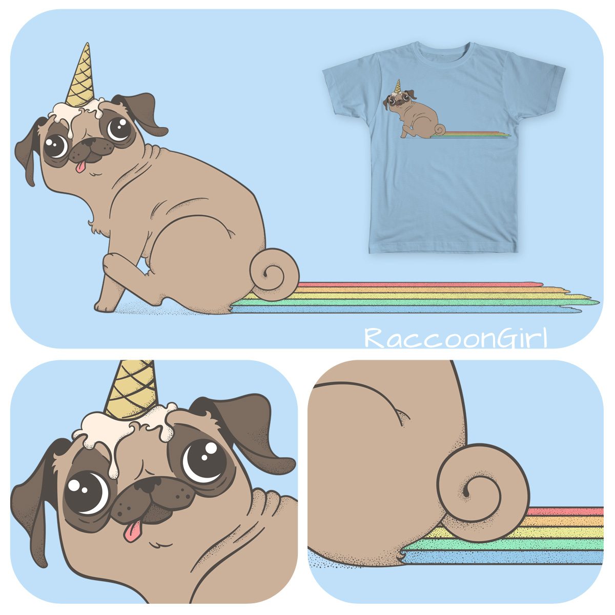 pugicorn teddy