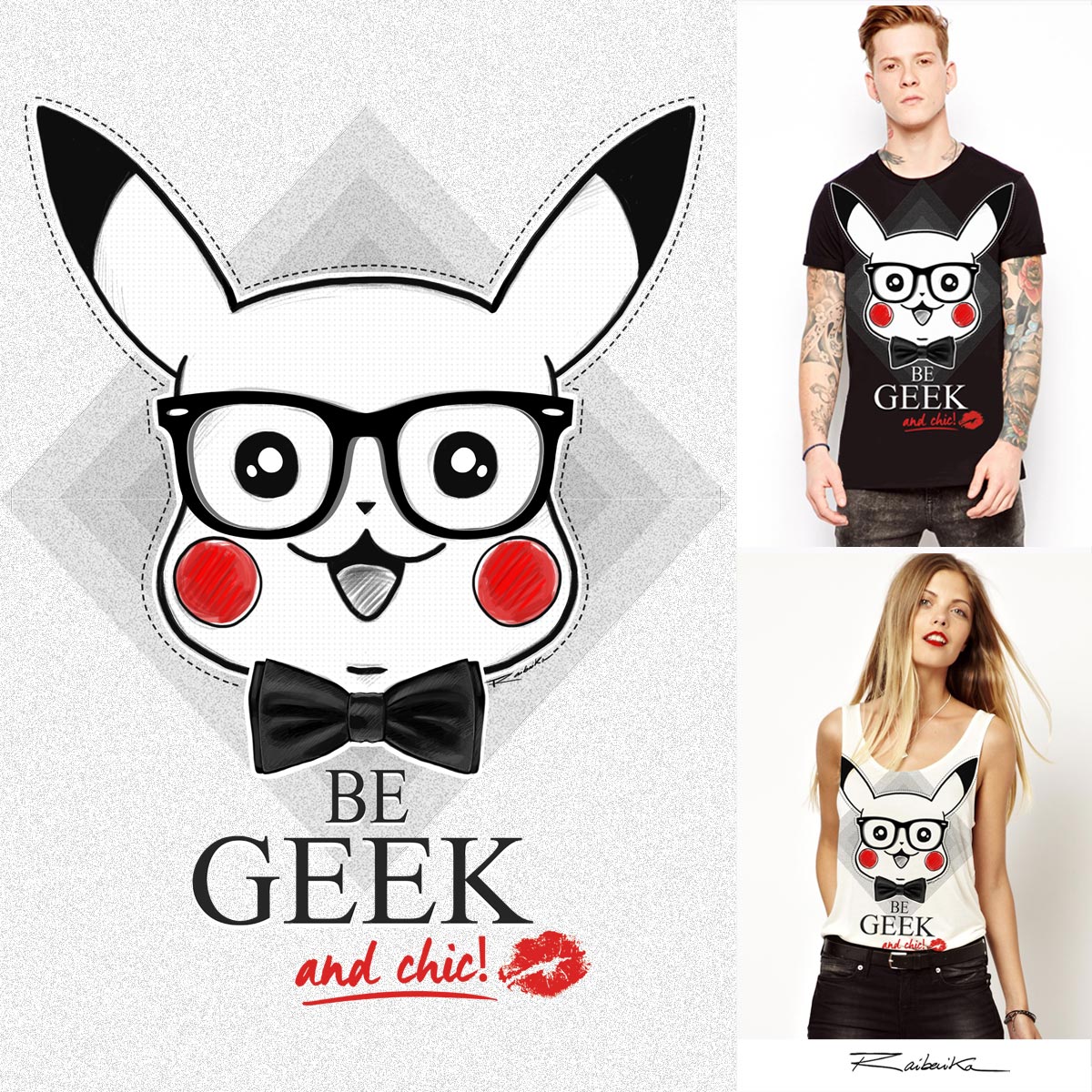 Geek Chic. Be Geek. Geek chick.